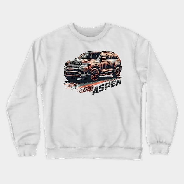 Chrysler Aspen Crewneck Sweatshirt by Vehicles-Art